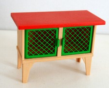 PLAYMOBIL 3075 3373 CLAPIER A LAPINS TOIT ROUGE FERME