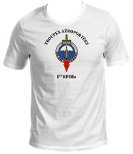 Emperitex T-shirt Militaire Troupes Aéroportées 1er RPIMa