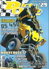 DIRT QUAD N° 29 - Can Am DS 450 / Yamaha YFM 250 R Raptor / KFX450R vs LTR 450..