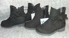 White mt Emilia Black boots Kids girl Size 5 Set of 2 pair