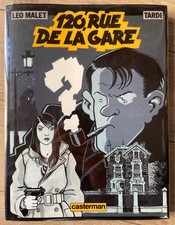 DEDICACE BD TARDI NESTOR BURMA EO " 120 RUE DE LA GARE " CASTERMAN TBE