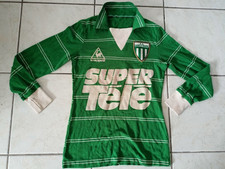 MAILLOT FOOT LE COQ SPORTIF AS ST ETIENNE SUPER TELE VINTAGE TAILLE XS/D2 USé