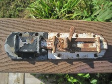 Vintage House Door Shutter Latch Slide Lock,Old Barn Shed Hardware 9 3/4 p 1881