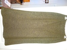 Jupe longue taille 42 / 44 tissu de qualité chiné vert