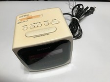 SONY Dream Machine Clock Radio Alarm AM/FM Cube Model ICF-C121 Tested color fade