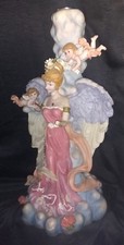 Angel Statue (w/ baby Angels flying on her left and right) 26.5 inch tall 18lbs