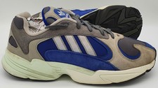 Adidas Yung-1 Alpine Suede Trainers AQ0902 Grey/Blue/White UK10/US10.5/EU44.5