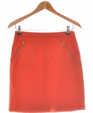 Jupe Courte Promod Taille 38 - T2 - M Rouge Femme