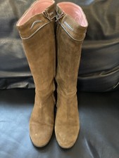 JACADI en daim marron bottes hautes, doublée S Softest en cuir, taille 36
