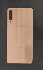Samsung Galaxy A7 2018 Duos A750FNDS vitre arrière or camera coque cache gold