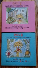 Bill Lyon POLY COMES TO WHITEFIELD FARM + POLY AND THE GARDEN SHED 2 Paperbacks