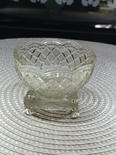 ?Vintage ? Petite coupe coupelle sur pied en verre travaillé vide poche Ø 7 cm