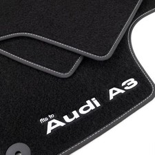 TAPIS DE SOL VELOUR MOQUETTE LOGO pour AUDI A3 8P 2003-2013