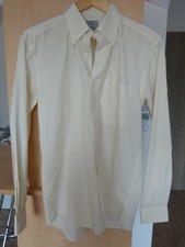 Chemise jaune pâle homme BRICE T. 36/38 ou S TBE