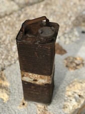 ancien bidon d'essence carburant pétrole auto ancien vintage voiture EOLINE