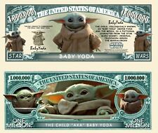 The CHILD BABY YODA BILLET MILLION DOLLAR ! GROGU STAR WARS The MANDALORIAN Jedi