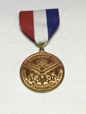 N.J. Masonic Fraternity Wheelchair Track And Field Meet Medal