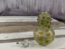 Handmade glass decanter as is perfume bottle art decor