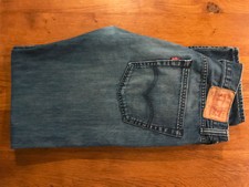 LEVIS 505  Jeans pour Homme W 31 - L 32 Taille Fr 42 bleu foncé delavé