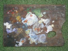 ANCIENNE PALETTE POUR  PEINTURE  FRENCH ANTIQUE