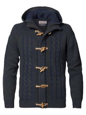 PETROL INDUSTRIES Gilet Knitwear Hooded Forest M-3000-KWH210-6051