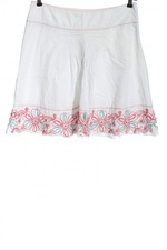 PROMOD Mini-jupe Dames T 42 blanc-rouge style décontracté