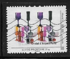 TIMBRE oblitéré COLLECTOR An 2009 Région Nord Pas-de-Cala Cristal d'Arques Paris