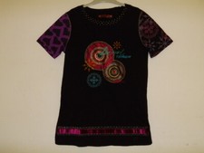 Desigual Haut Tee-shirt manches courts noir Fille 13 - 14 ans