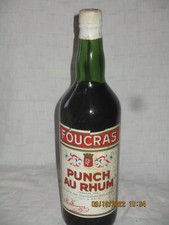 ANCIENNE BOUTEILLE PUNCH AU RHUM  DISTILLERIES FOUCRAS CARMAUX TARN -BAR BISTROT