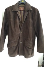 Veste manteau Marlboro Classics cuir peau de vachette taille L