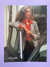 Pub Céline 1979 mode vintage publicité luxe fashion automne hiver advertising