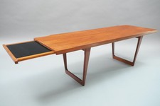 Teck Table Basse Peter Løvig Nielsen Avec Résumé Fabriqué En Danemark 3.Z