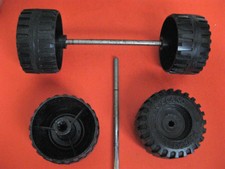 MECCANO ® Lot : 4 roues plastique auto /camion / 4x4  Ø 45 m/m de 25 mm n° 331