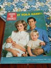  magazine JOURS DE FRANCE-octobre 1984-naissance prince harry-french revue
