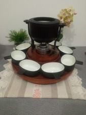 Service à fondue en fonte /iron DIGSMED DENMARK