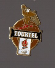 Pin's Bière Tourtel / Jeux olympiques (marron)
