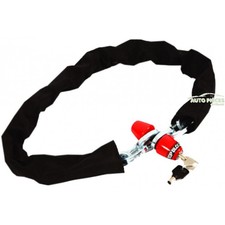 CHAINE VIPPER ANTIVOL MOTO TOP BLOCK 120 CM et BLOQUE DISQUE