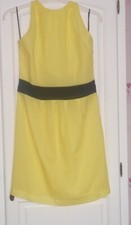 Robe dos nu jaune noir Promod taille 36 entièrement doublée