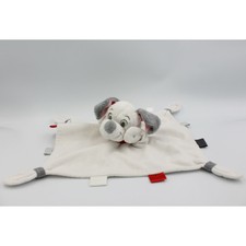 Doudou plat chien 101 dalmatiens blanc gris rouge DISNEY STORE - Chien, Loup, Re