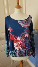 haut,top, chemisier Desigual dos dentelle taille S