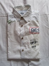 chemise décontractée homme Desigual, taille M, couleur blanche