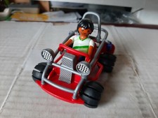 playmobil buggy quad plage rouge