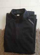 Pull Polaire noir DECATHLON Quechua Taille S Comme Neuf