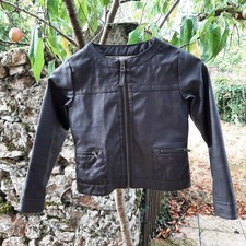 Veste fille fausse cuir,  6 ans, Tape à l'œil 