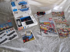 LEGO VINTAGE TRAIN BOITE CATALOGUE 1980 1981 7777 7838 103 12v 4,5v