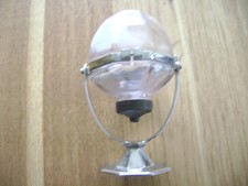 ANCIEN PORTE SAVON DISTRIBUTEUR MURAL VERRE SALLE DE BAIN RÉTRO VINTAGE 