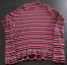 TEE SHIRT AVEC COL ROUGE ET NOIR M JENNYFER 