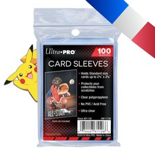 Pochettes ULTRA PRO - 100 Sleeves cartes Pokemon PCA PSA - Transparentes Souples