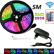  Bande led 5M Multicolore Guirlande Bande Ruban Silicone Télécommande