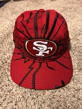 Vintage 90’s Starter NFL Pro Line San Francisco 49ers Electric Snapback Hat Cap